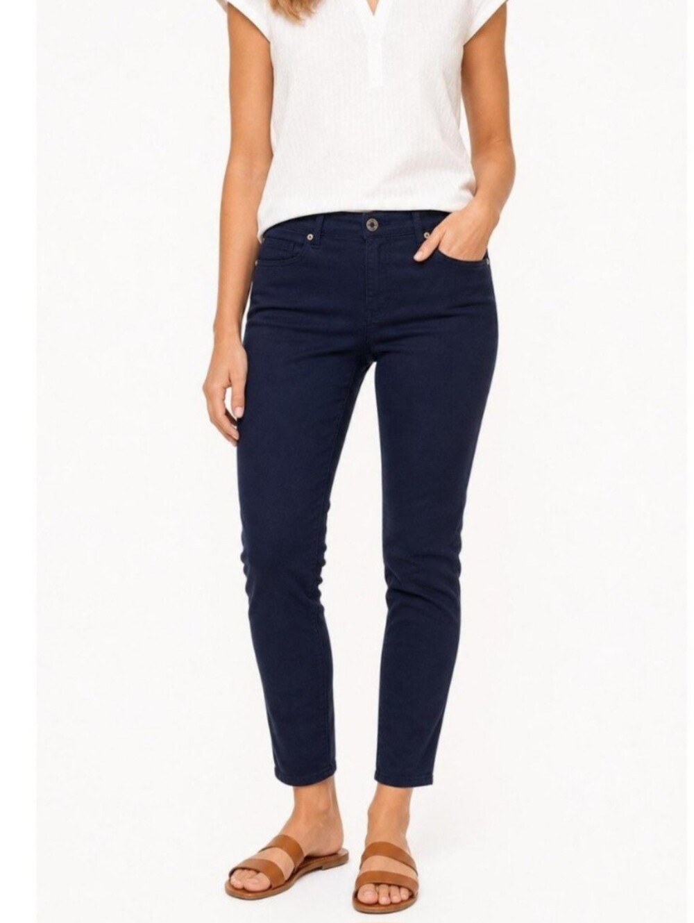 Lilly Pulitzer Worth Skinny Mini Cotton Blend Jeans